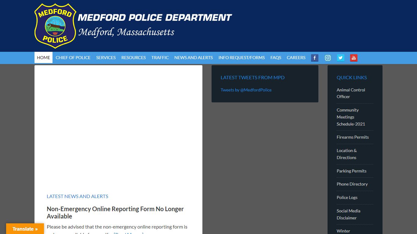 Home - Medford Police Department